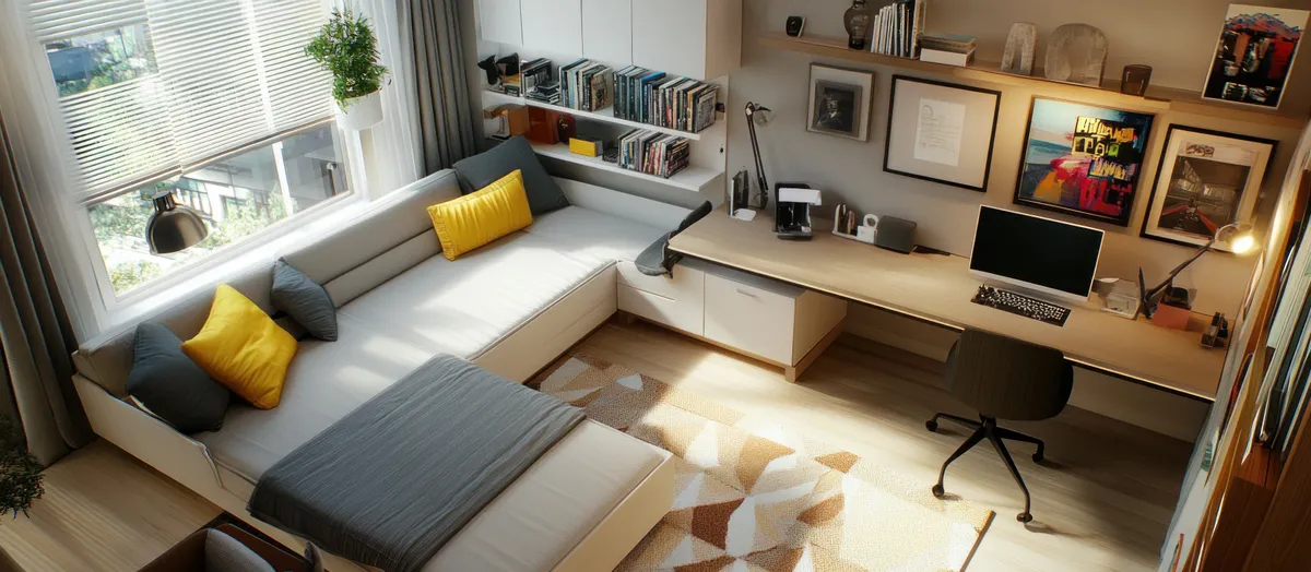 Aranżacja kawalerki 25 m² – jak zmieścić wszystko na małej przestrzeni